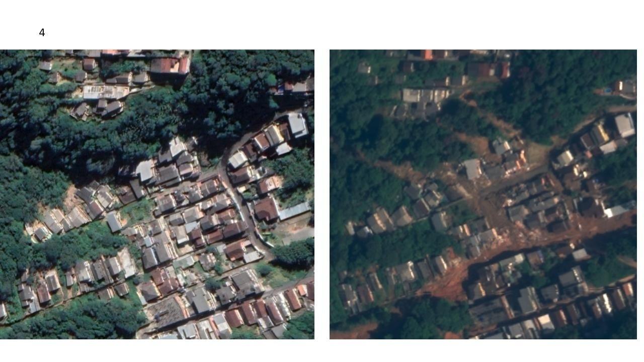 Imagens De Sat Lite Mostram Antes E Depois Em Petr Polis