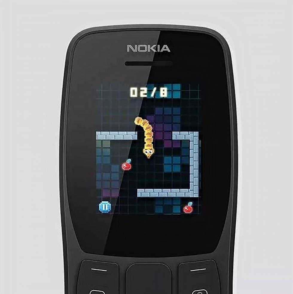 Nokia 110 traz o clássico Snake, o jogo da cobrinha, e custa R$ 169