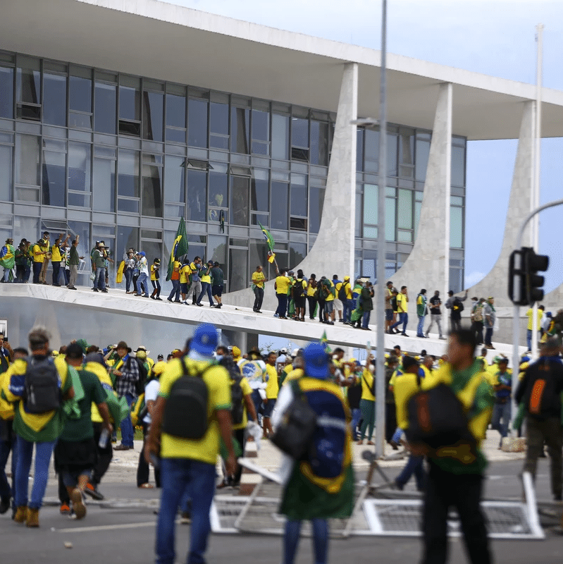 Protesto Relacionado Fogo Público Carro Com Luzes Vetor Estilo