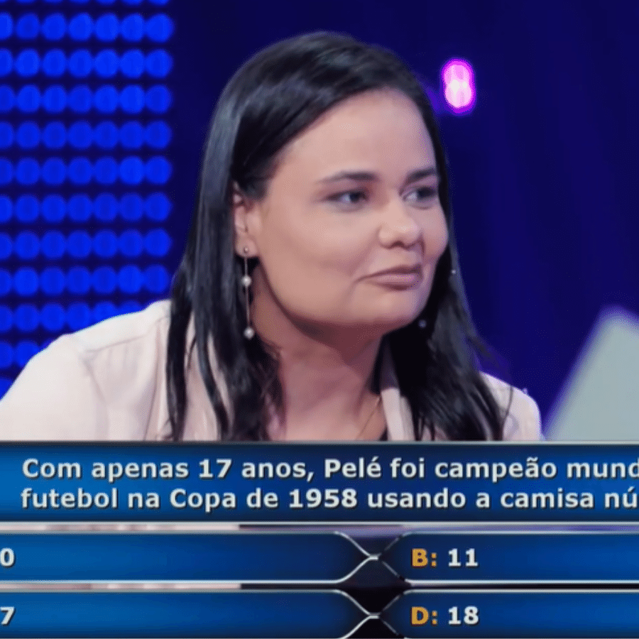 Pergunta sobre Pelé deixa nordestina milionária na TV Globo