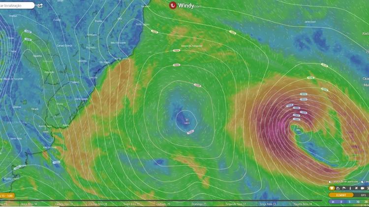 V Deo Ciclone Extratropical Provoca Mar Negativa E Encalhes Em Sp