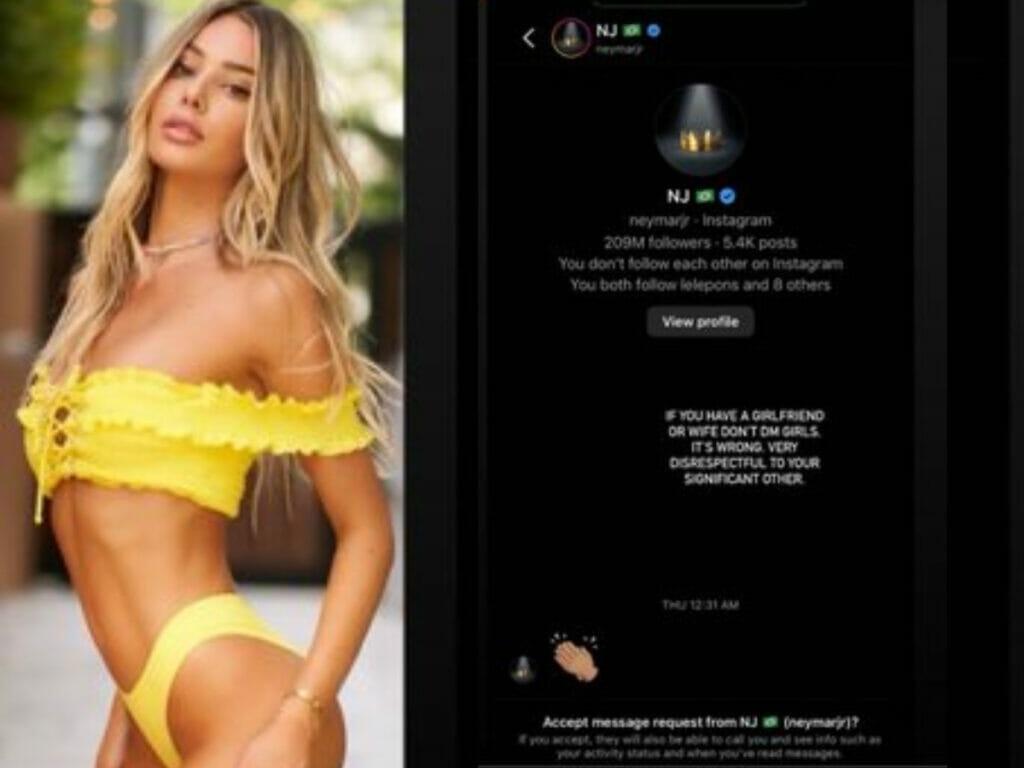 Celeste Bright: Quem é a modelo que criticou mensagem de Neymar