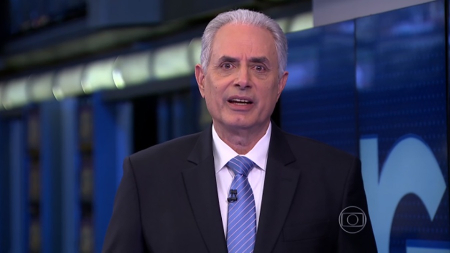 William Waack - Reprodução/TV Globo