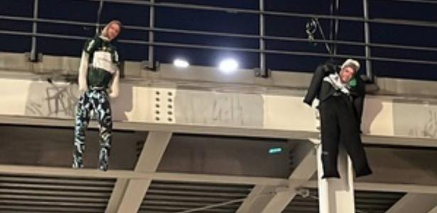 Botafogo é multado por protesto com bonecos de presidentes da CBF e do Palmeiras