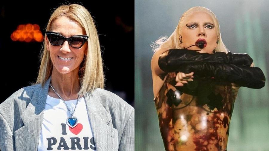 Céline Dion e Lady Gaga estão cotadas para cantar dueto na abertura das Olimpíadas 2024