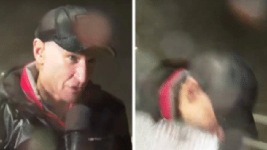 Anderson Cooper foi atingido no rosto por um pedaço de isopor durante a passagem do furacão Milton - Reprodução