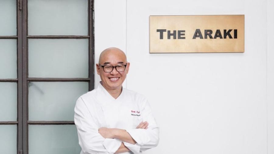 Chef japonês Mitsuhiro Araki, idealizador do restaurante Araki  - Instagram/jensenhoi