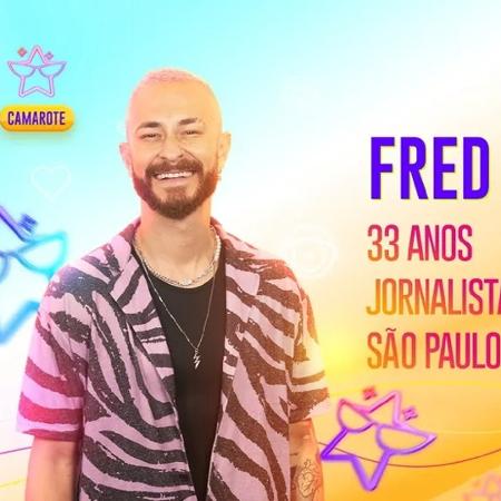 Fred é anunciado como participante do Big Brother Brasil 23 - Reprodução/Gshow