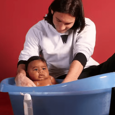 Messi e Lamine Yamal com apenas seis meses Messi e Lamine Yamal com apenas seis meses