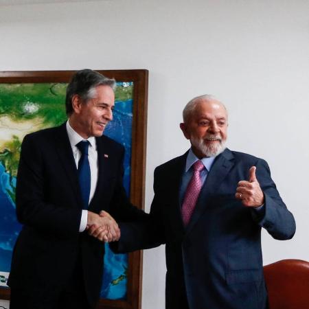 Lula recebe Antony Blinken, responsável pela diplomacia dos Estados Unidos, em Brasília