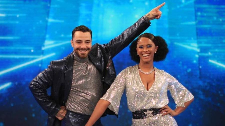 Felipe Titto e Brennda na "Dança dos Famosos" - Divulgação/TV Globo