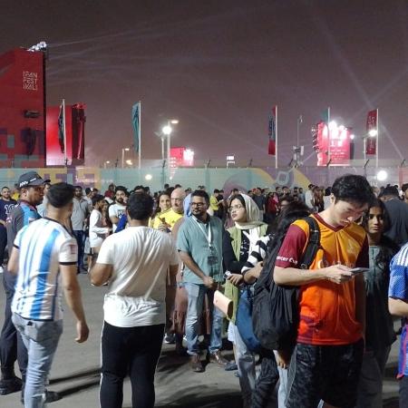 Fan Fest da fifa em Doha no Qatar - Adriano Wilkson/UOL