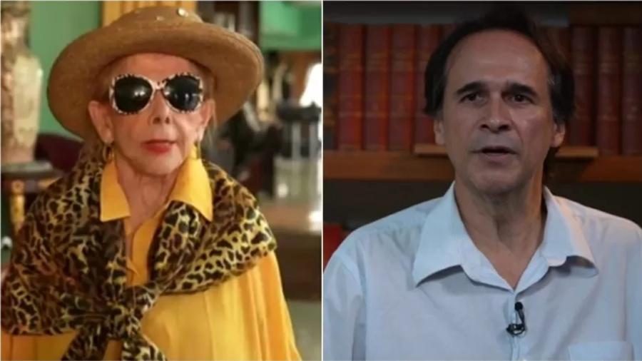 Socialite Regina Lemos Gonçalves e o motorista José Marcos - Reprodução/TV Globo Montagem/UOL