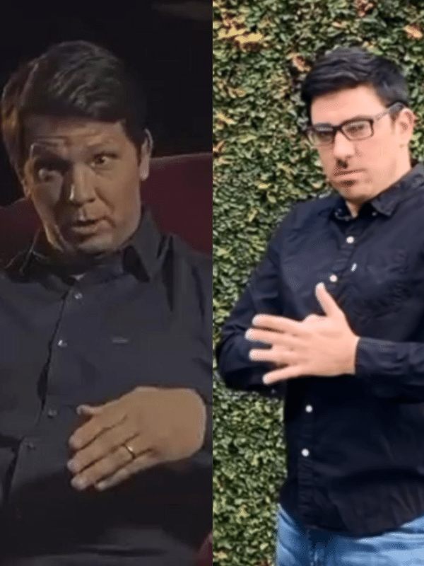 Marcelo Adnet imita Mário Frias no programa "Sinta-se em Casa"