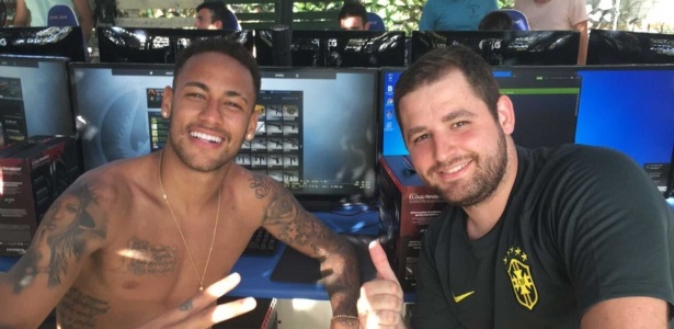 Encontro de craques: FalleN, do "CS:GO", e Neymar, do futebol - Reprodução