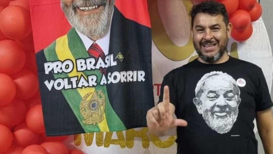 Marcelo Arruda, petista morto por bolsonarista em Foz do Iguaçu - 9.jul.2022 - Reprodução/Redes sociais