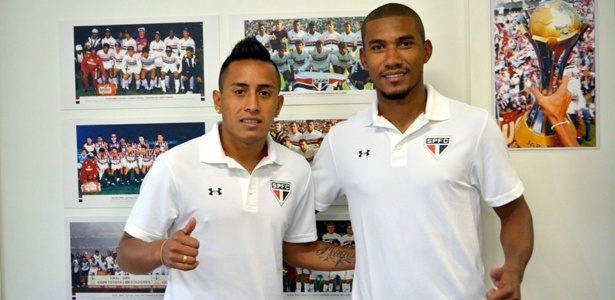 Getterson (à direita) pode jogar no FC Dallas, da MLS - Juca Pacheco / saopaulofc.net