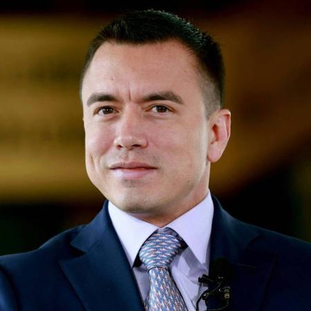 O presidente do Equador, Daniel Noboa