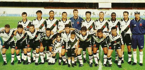 O time campeão brasileiro pelo Vasco em 1997 encantou o país e Edmundo foi destaque - Divulgação