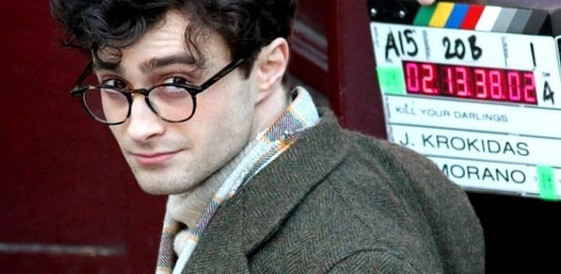 Daniel Radcliffe como o poeta Allen Ginsberg em "Kill Your Darlings" - Reprodução