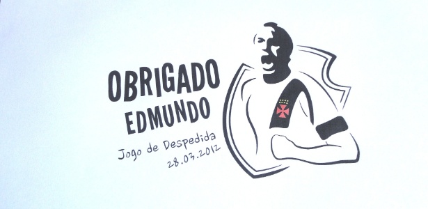 A logomarca oficial da despedida de Edmundo pelo Vasco: festa em São Januário - Divulgação