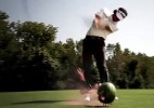 Blog: Prodígio do golfe revela tática: treine sua tacada com melâncias; assista à dica bizarra - Reprodução de TV