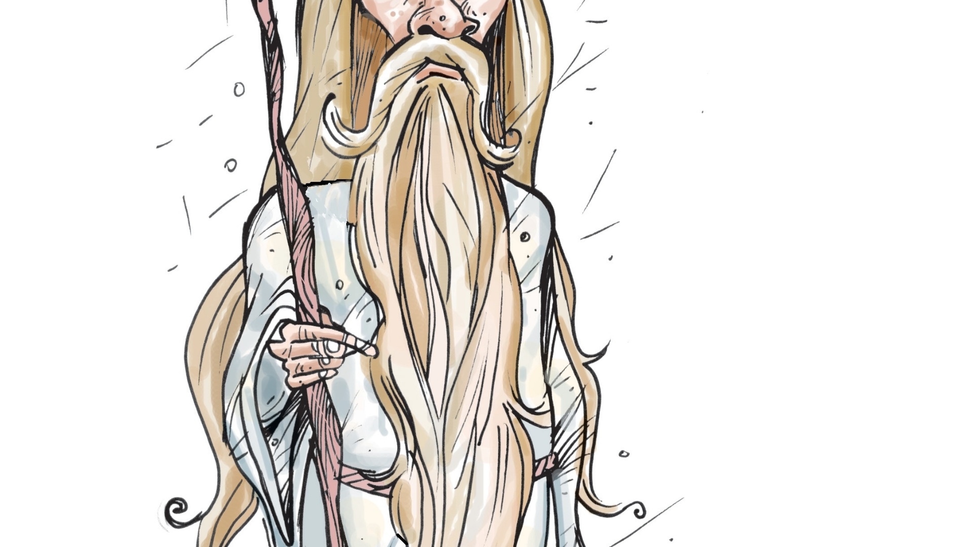 Gilmar relembrou o personagem Profeta. A exposição estará em cartaz no Risadaria, a partir deste sábado (24) - Divulgação