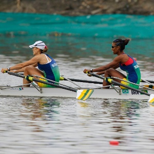 Fabiana Beltrame e Luana Bartholo asseguraram vaga no skiff duplo leve na Olimpíada de Londres