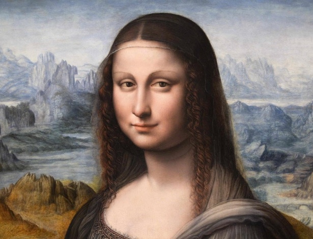 Detalhe da pintura "Retrato de Lisa Gherardini del Giocondo, a La Gioconda" encontrada no Museu El Prado, em Madri (27/3/2012) - REUTERS/Charles Platiau 