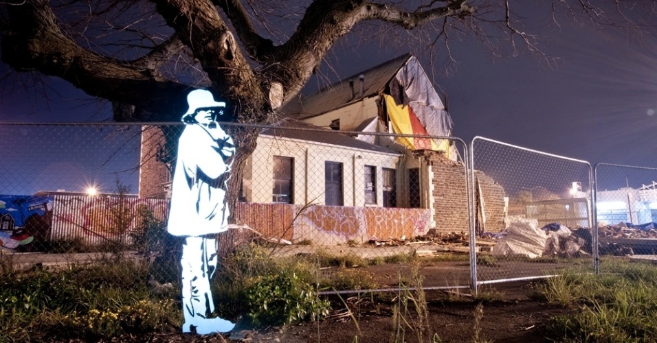 O projeto começou em maio de 2011 em Christchurch, na Nova Zelândia, dois meses depois de um terremoto de magnitude 6,3 que causou destruição na cidade - Fabrice Wittner