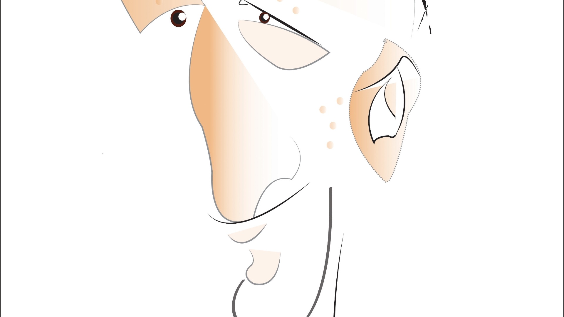 Marcos Souza usou traços simples para fazer sua homenagem a Millôr  - Marcos Souza/UOL