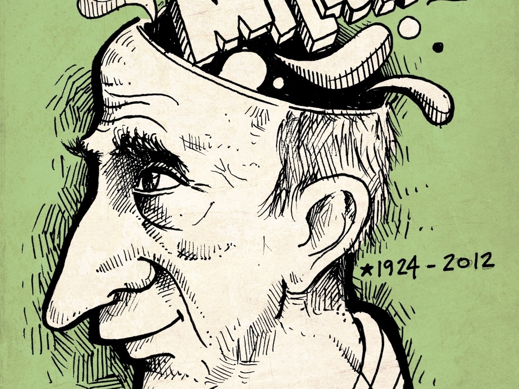 O desenhista Guilherme Bandeira tentou representar tantas ideias criadas por Millôr - Guilherme Sandeira/UOL