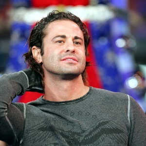 David Silveria, ex-baterista do Korn, em evento da MTV (28/11/2005)