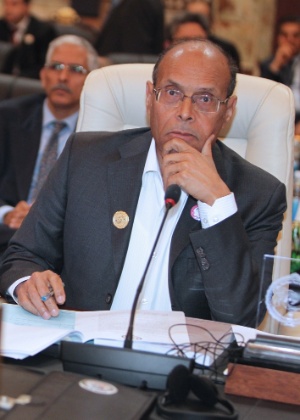 Moncef Marzouki, presidente da Tunísia e candidato à reeleição - Ahmad al Rubaye/AFP