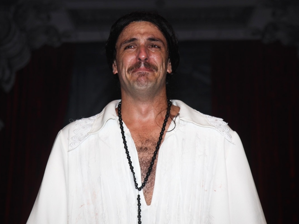 Rodrigo Lombardi se emociona na estreia do espetáculo "Dom Juan" em SP (30/3/12) - Manuela Scarpa/Photo Rio News