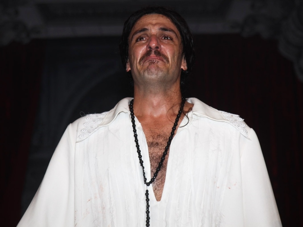 Rodrigo Lombardi se emociona na estreia do espetáculo "Dom Juan" em SP (30/3/12) - Manuela Scarpa/Photo Rio News