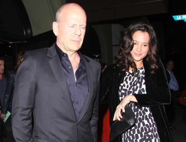 Bruce Willis e a mulher Emma Hemming 