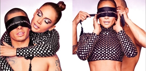 Jennifer Lopez publica foto ao lado do namorado, Casper Smart, para divulgar o novo clipe "Dance Again", que será lançado na quinta-feira (5) durante o reality show "American Idol" (2/4/12)