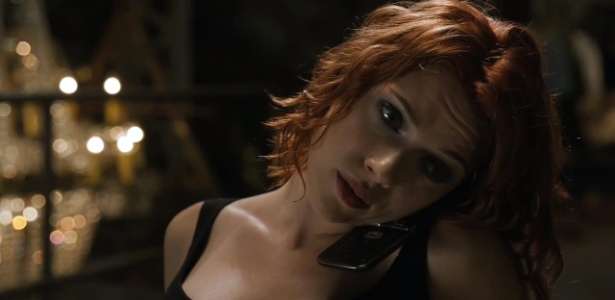 Scarlett Johansson como Viúva Negra no primeiro clipe de "Os Vingadores" (4/4/12) - Reprodução