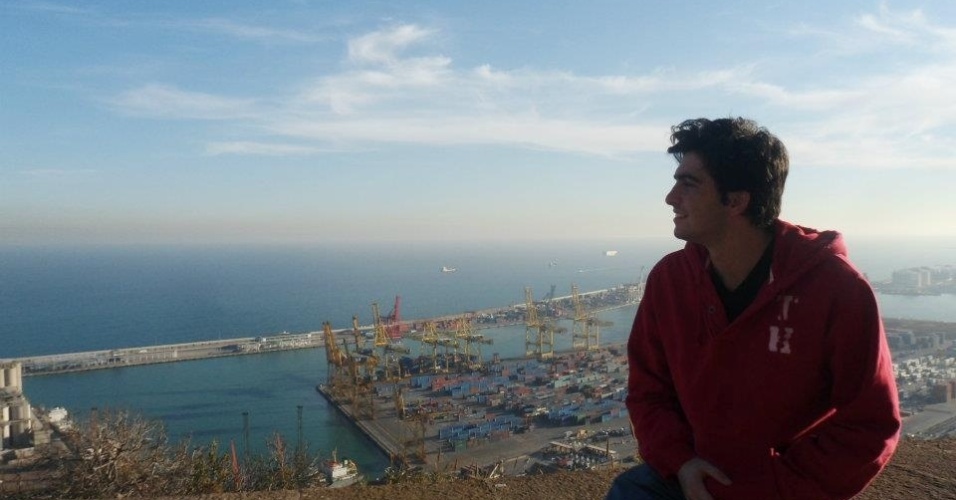 Luca Panajotti, 21, viajou em dezembro de 2011 para Barcelona, na Espanha, para fazer um curso de espanhol