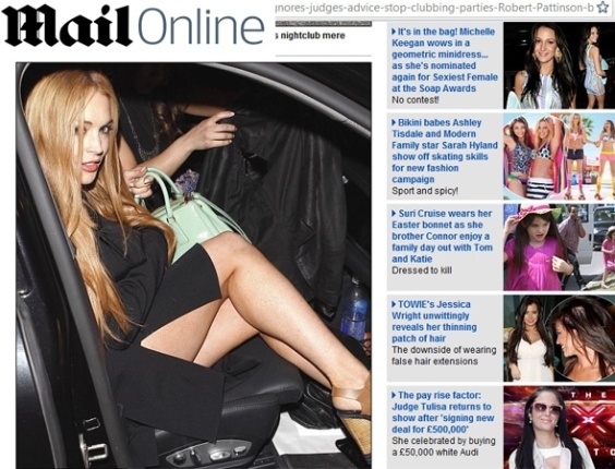Lindsay Lohan é flagrada em uma boate em Los Angeles uma semana após sair de sua liberdade condicional (6/4/12)