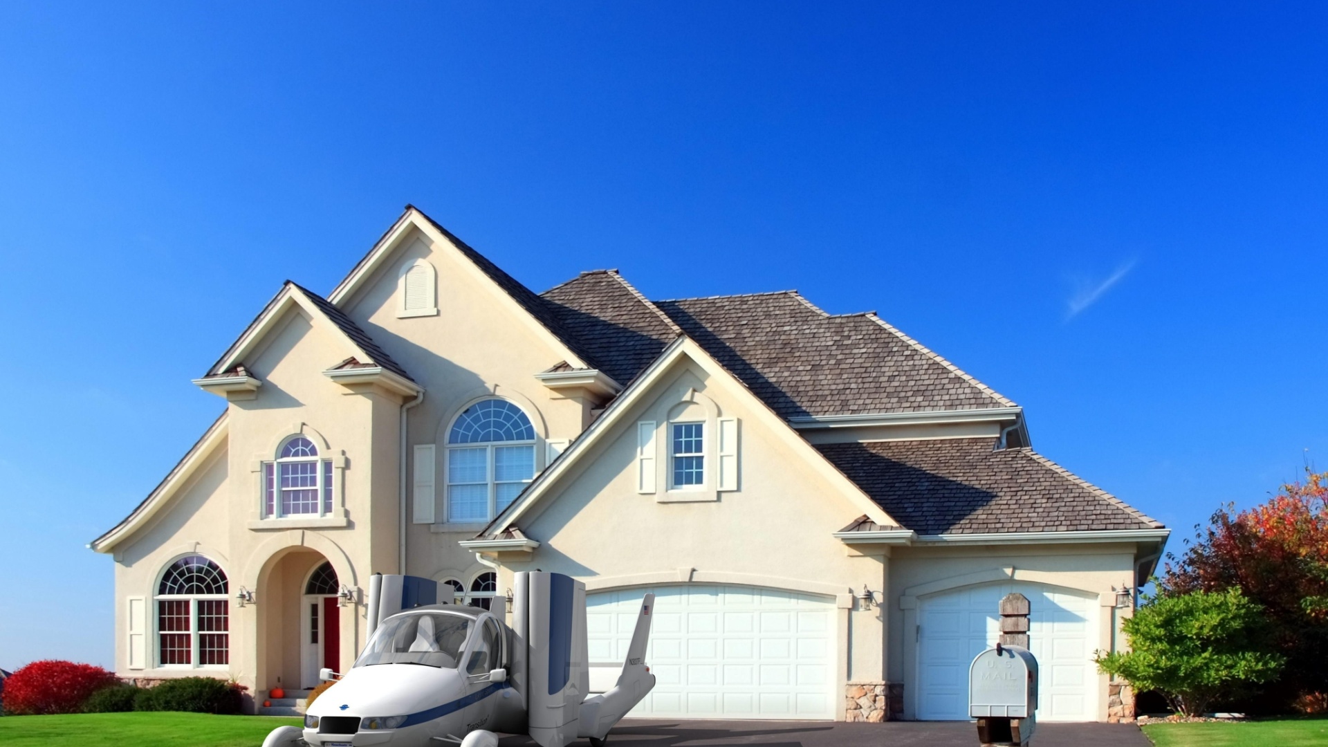 O Transition é um carro de quatro rodas que pode transitar por qualquer estrada. Em menos de um minuto, é capaz de desdobrar suas duas asas, localizadas nas portas laterais, e se transformar num pequeno avião, que voa a uma altura de até 427 metros. O veículo, da Terrafugia, custará US$ 279 mil (cerca de R$ 509 mil) e a previsão é de começar a ser entregue no final deste ano - Divulgação Terrafugia/Efe