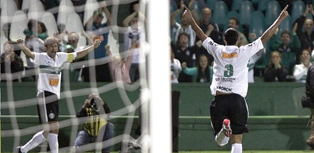 Emerson abriu o placar, marcando seu oitavo gol no campeonato e o 18º  pelo Coritiba - Divulgação/Coritiba