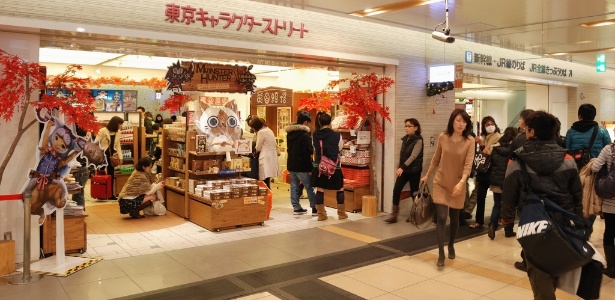 Loja da Character Street em Tóquio, onde mix de merchandising e restaurantes faz sucesso - Reprodução / flickr.com/photos/27889738@N07