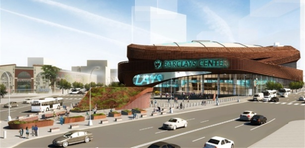 Nets se mudarão para o Barclays Center, novo ginásio construído no Brooklyn - Divulgação