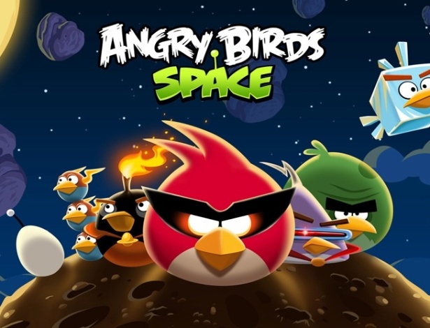 ""Angry Birds Space"" leva personagens para longe do planeta, criando ausência de gravidade  - Divulgação