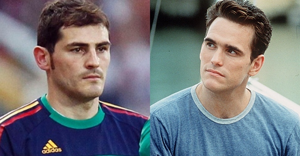 Goleiro espanhol Iker Casillas lembra o ator Matt Dillon