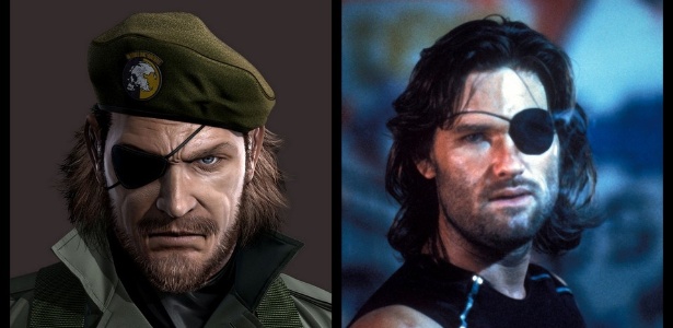 Visual de Solid Snake e Big Boss é totalmente inspirado em Kurt Russel em "Fuga de Nova York" - Divulgação/Divulgação