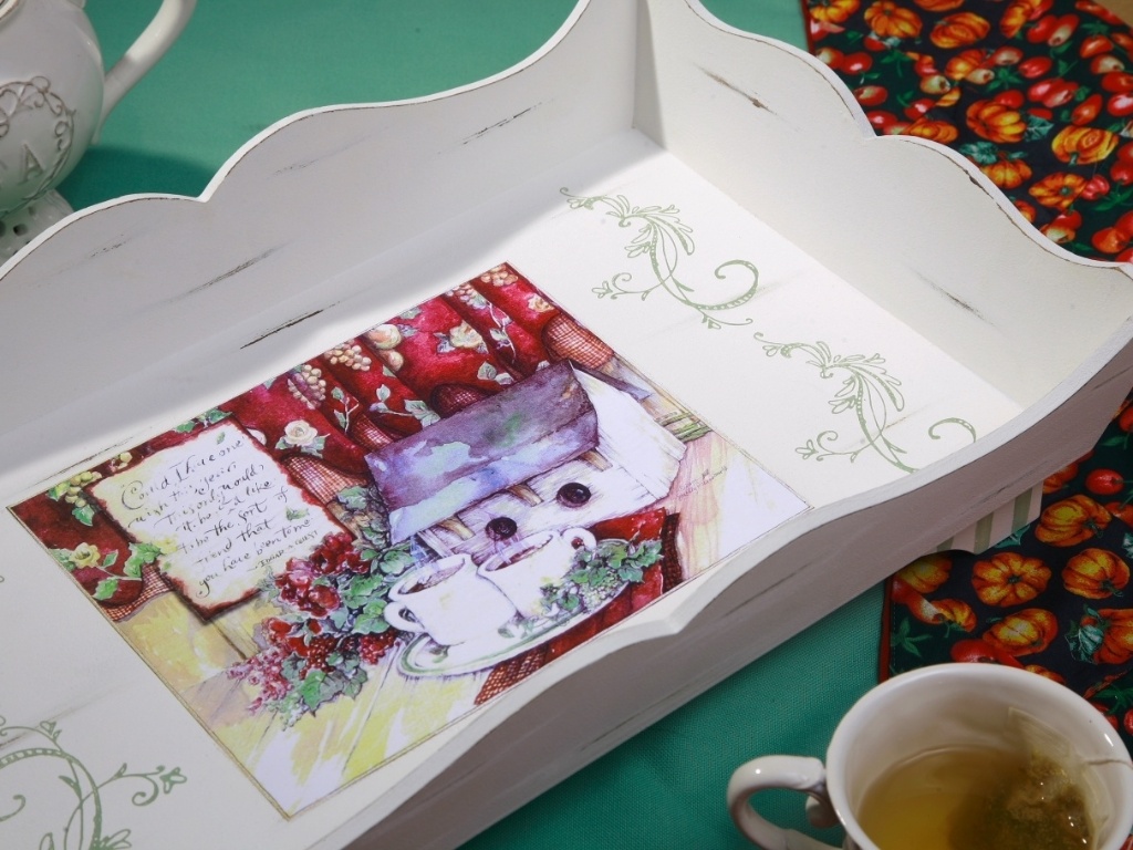 Passo a passo de personalização de bandejas de madeira - Decoração (2012) - Paulo Bau/ UOL