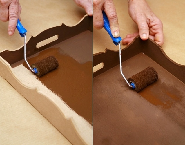 Passo a passo de personalização de bandejas de madeira - Decoração (2012) - Paulo Bau/ UOL